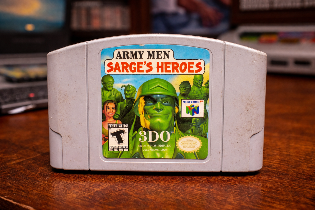 Army Men Sarge's Heroes (Tested Game) Nintendo 64 N64 Cartridge