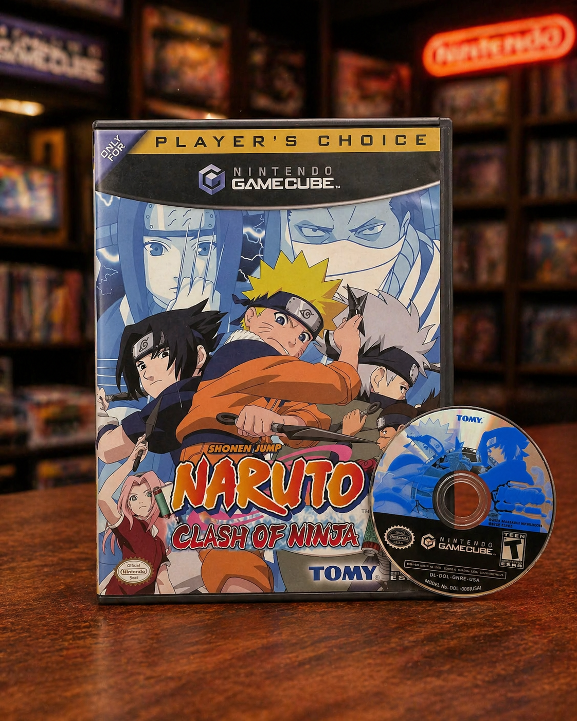 Naruto Clash of Ninja Nintendo GameCube Player's Choice Complete