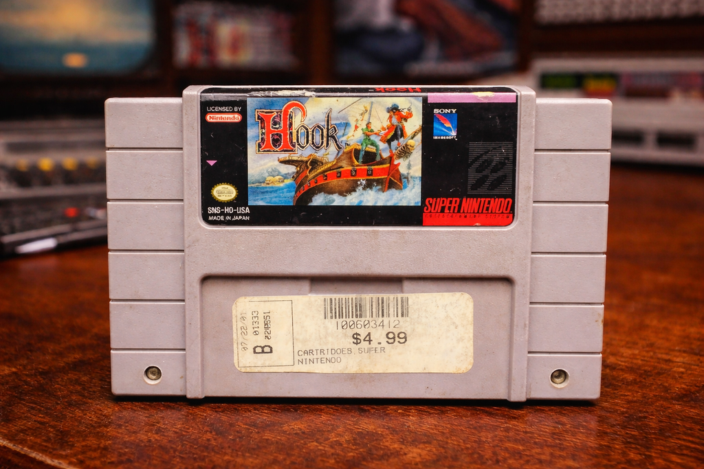 Hook (Tested Game) Super Nintendo SNES Cartridge