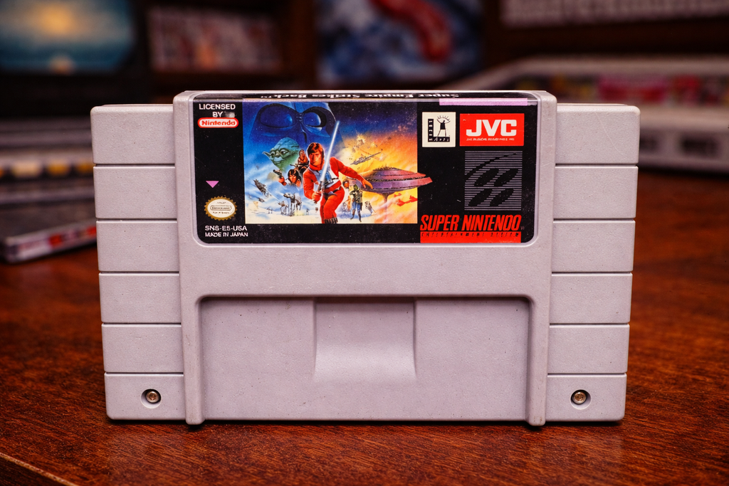 Super Empire Strikes Back (Tested Game) Super Nintendo SNES Cartridge