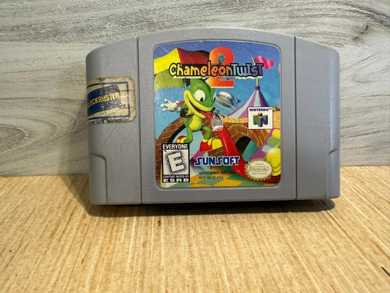 Nintendo 64 Chameleon Twist 2 USA (Tested Game) cartridge only