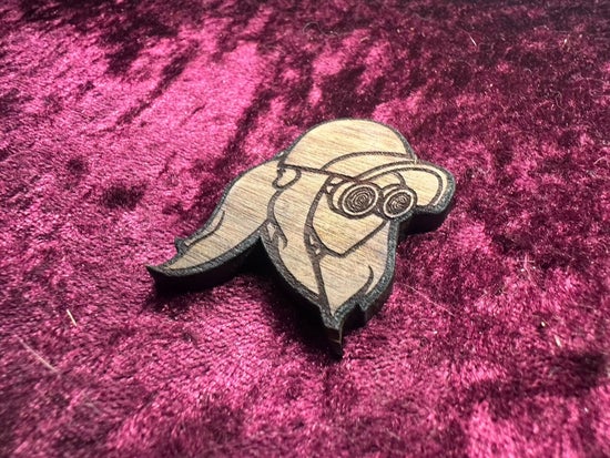 Rezz Logo Pin in Royal Caribbean Chechen Wood