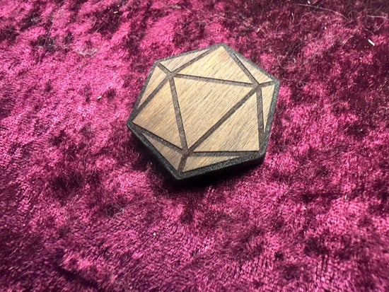 Odesza Geometric Pin in Royal Caribbean Chechen Wood Pin