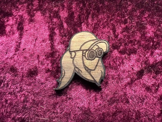 Rezz Logo Pin in Royal Caribbean Chechen Wood