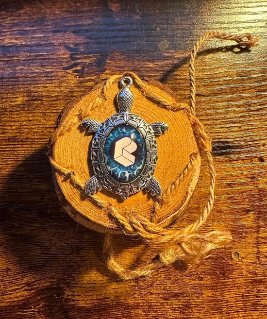 Pretty lights Turtle Pendant