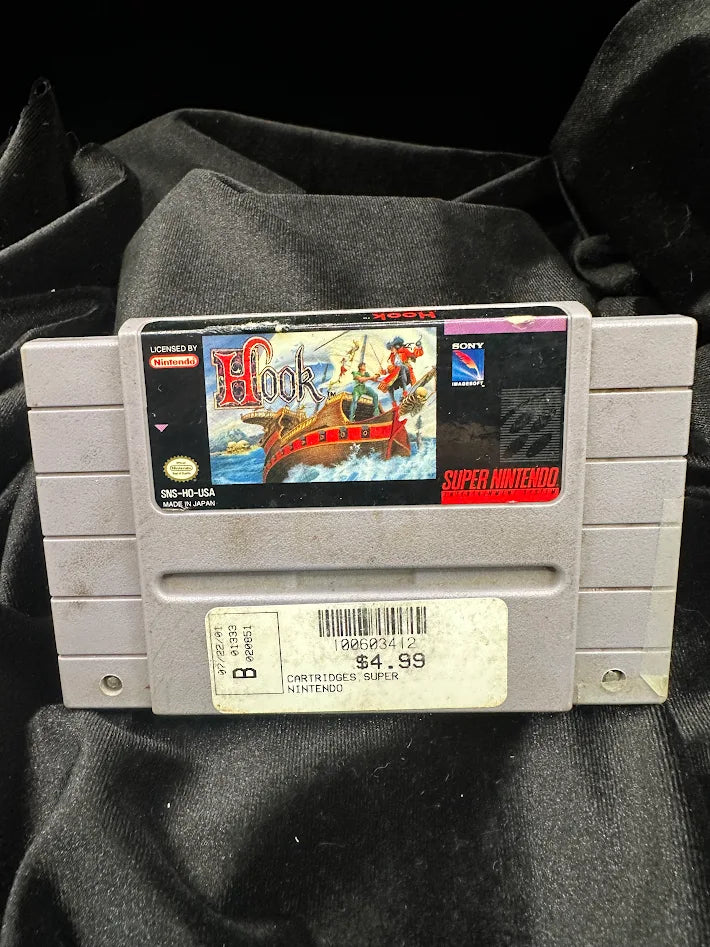 Hook (Tested Game) Super Nintendo SNES Cartridge
