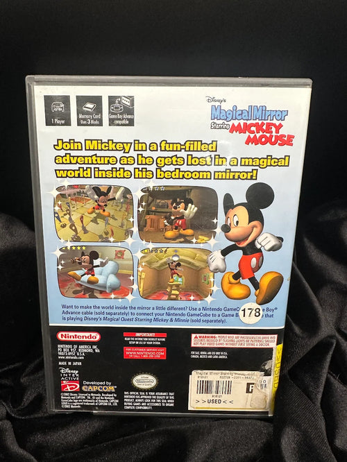 Disney's Magical Mirror Starring Mickey Mouse Nintendo GameCube Case and Disc