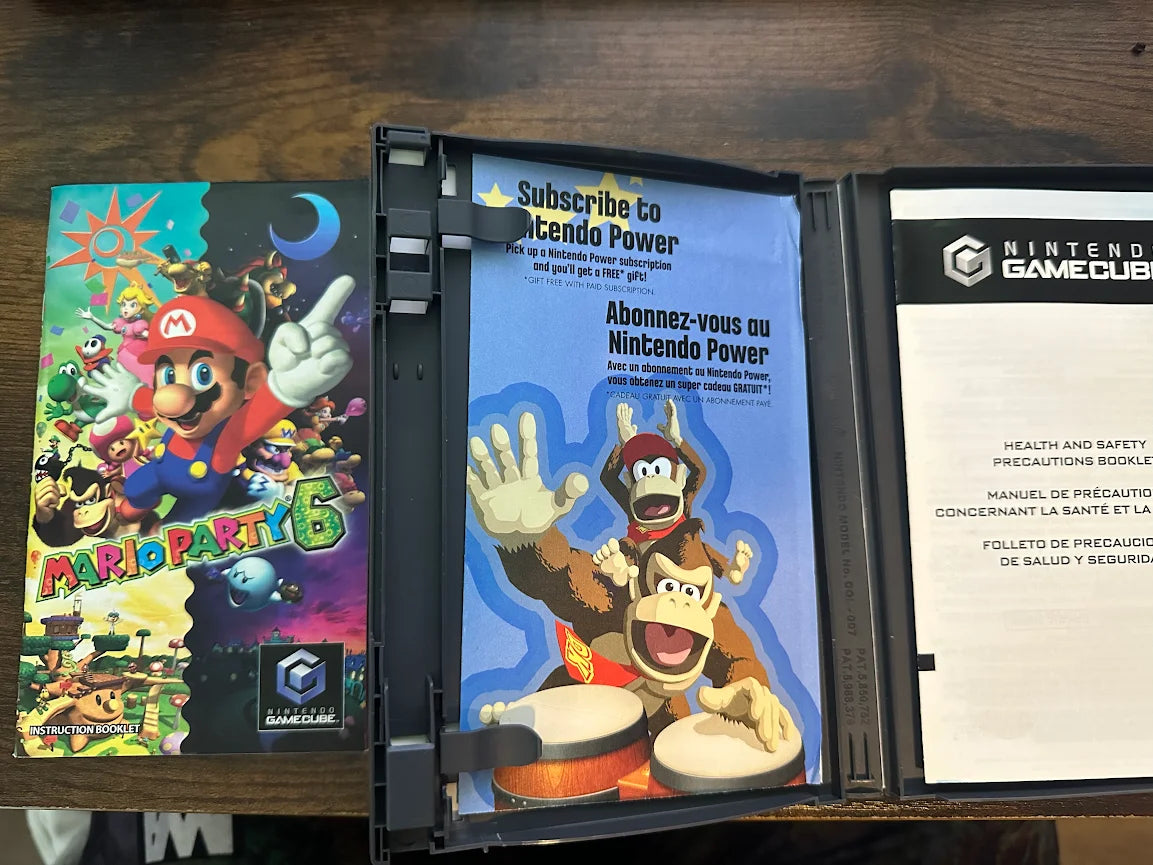 Mario Party 6 (Nintendo GameCube, 2004) CIB Tested Works