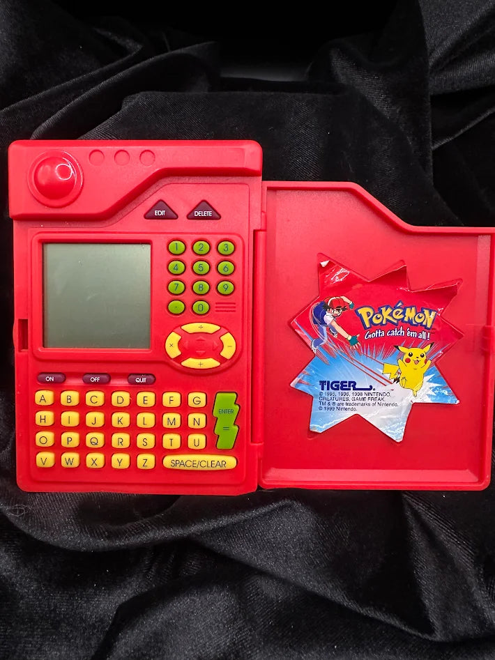 Pokemon Pokedex (Tested Game) Tiger Electronics Handheld Electronic Organizer