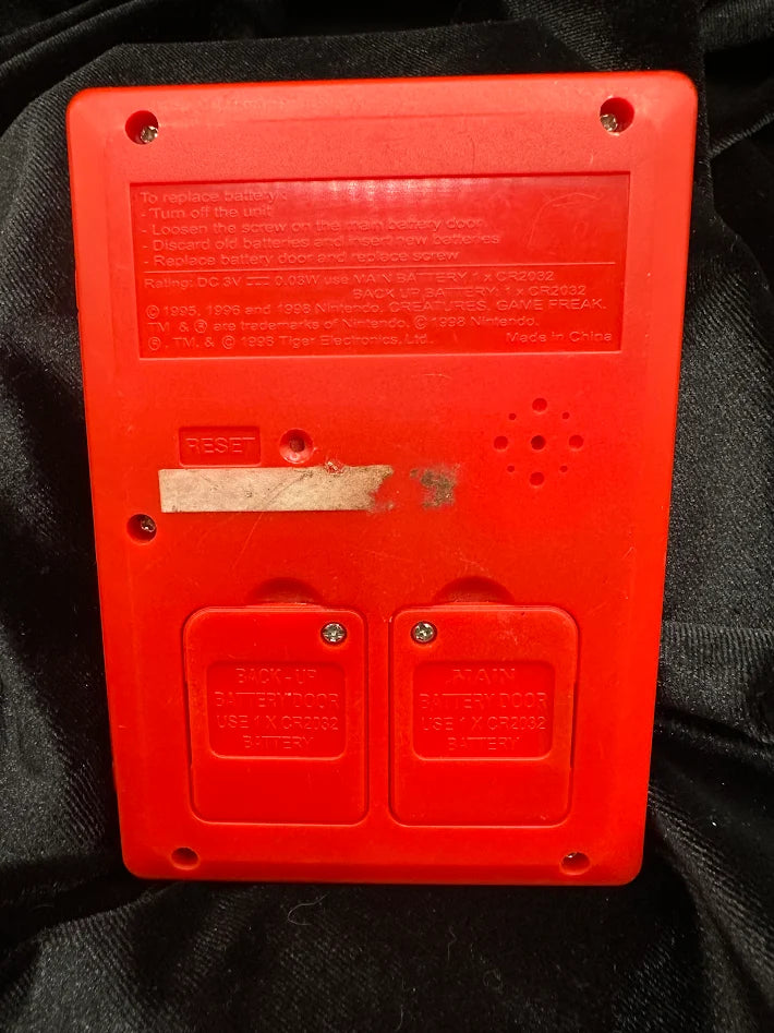 Pokemon Pokedex (Tested Game) Tiger Electronics Handheld Electronic Organizer