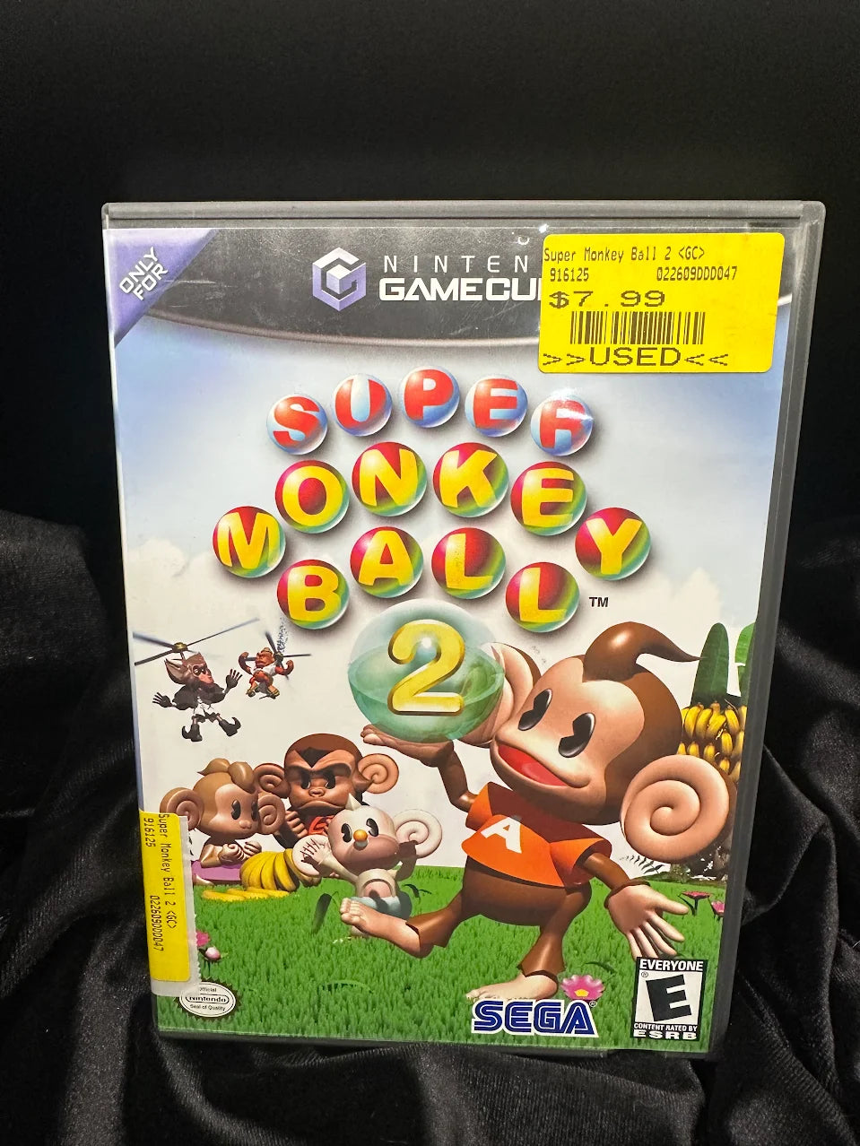 Super Monkey Ball 2 Nintendo GameCube Case and Disc