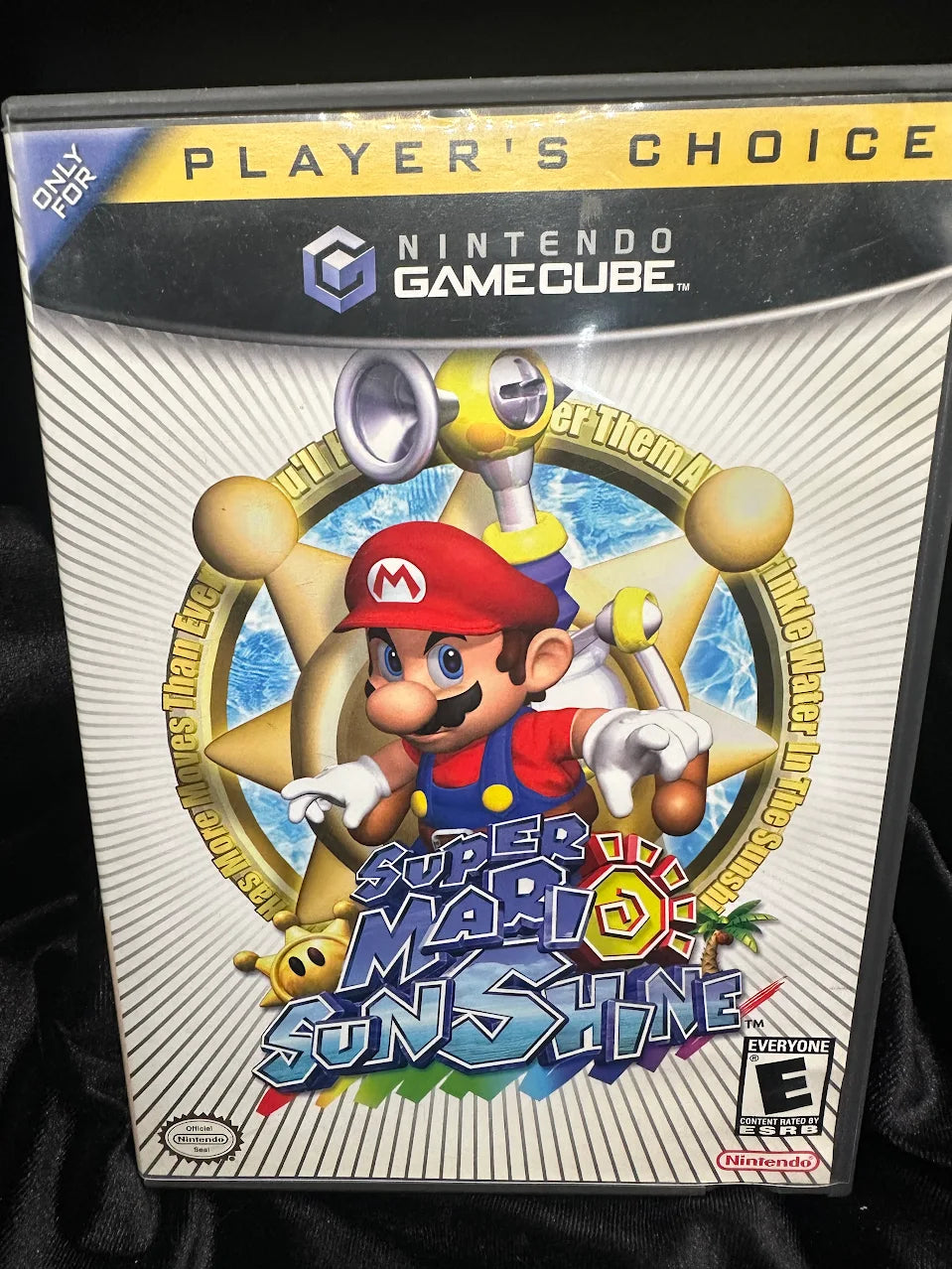 Super Mario Sunshine Nintendo GameCube Player's Choice Case and Disc