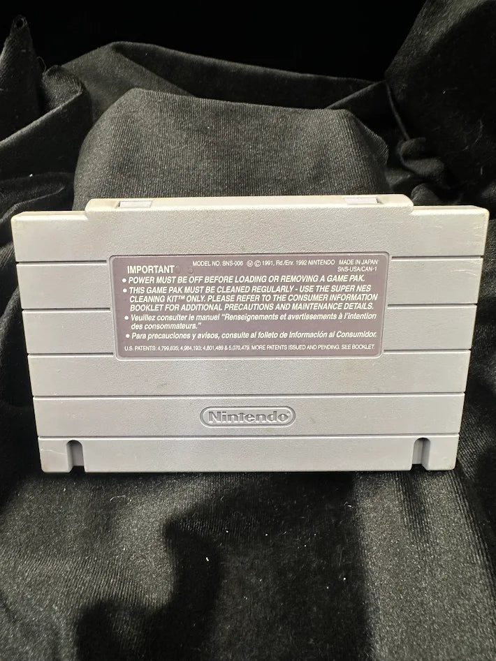 Super Empire Strikes Back (Tested Game) Super Nintendo SNES Cartridge