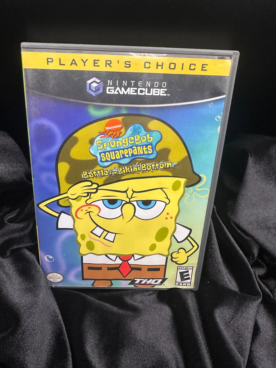SpongeBob SquarePants Battle for Bikini Bottom Nintendo GameCube Player's Choice Case and Disc