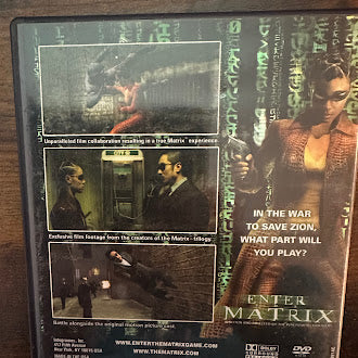 Enter the Matrix PlayStation 2 (Untested Game)