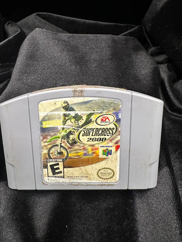 Supercross 2000 (Tested Game) Nintendo 64 N64 Cartridge