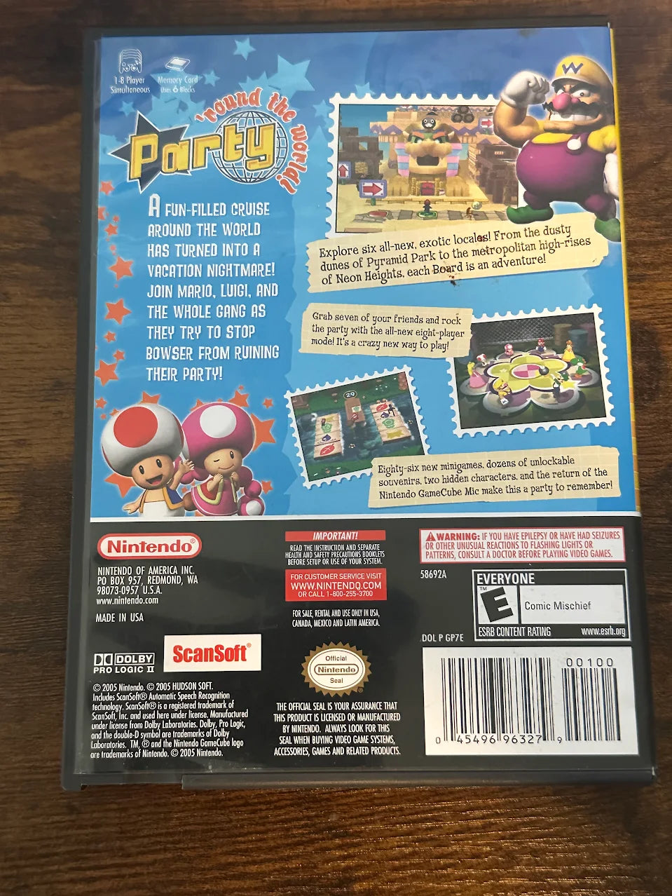 Mario Party 7 (GameCube, 2005) CIB Near Mint Tested Game