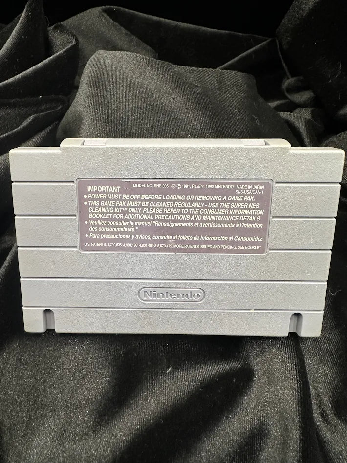 Mario Is Missing! (Untested Game) Super Nintendo SNES Cartridge