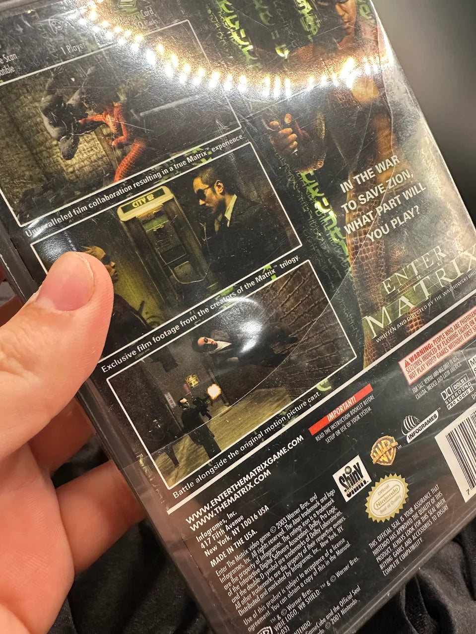 Enter the Matrix Nintendo GameCube Sealed With Damaged Seal