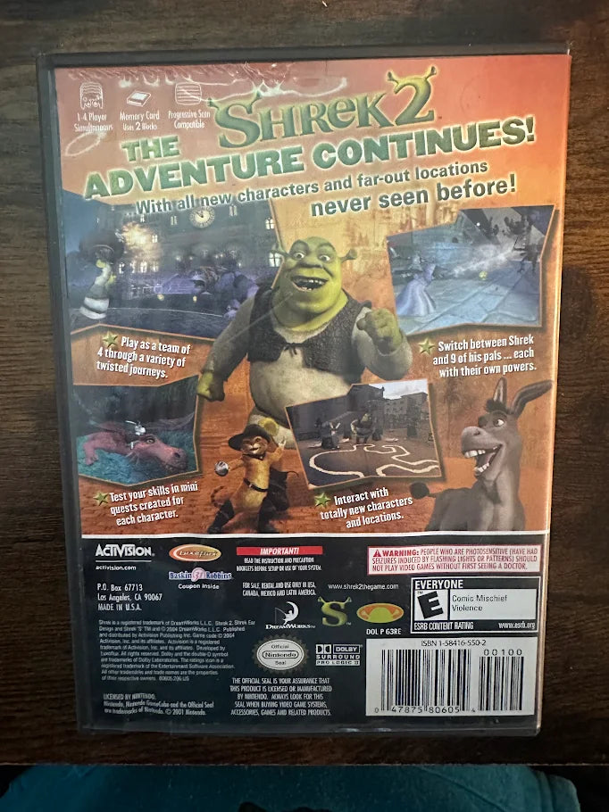 Shrek 2 Nintendo GameCube Complete