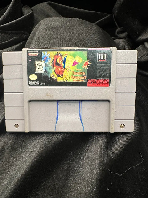 Disney's Timon & Pumbaa's Jungle Games Super Nintendo SNES Cartridge